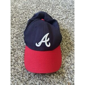 Atlanta Braves Strapback Baseball Hat Cap OSFM‎ Twins Enterprises Macau Made